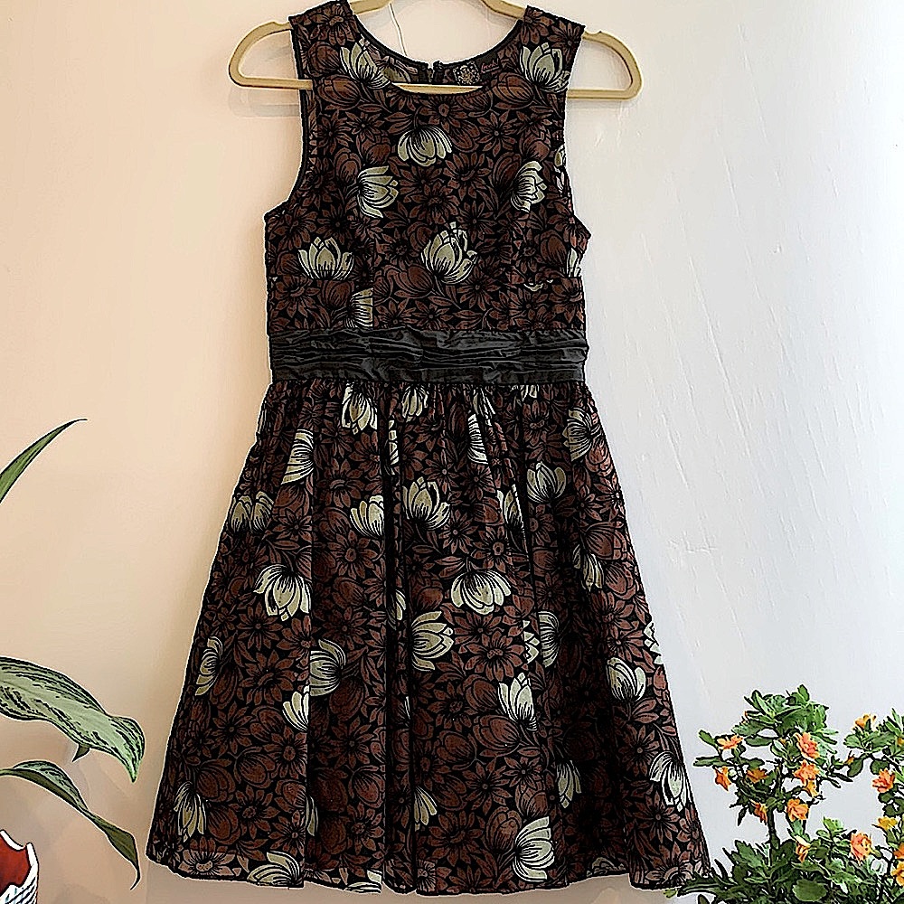 Frock! By Tracy Reese Sleeveless Fit and Flare Floral print Dress.